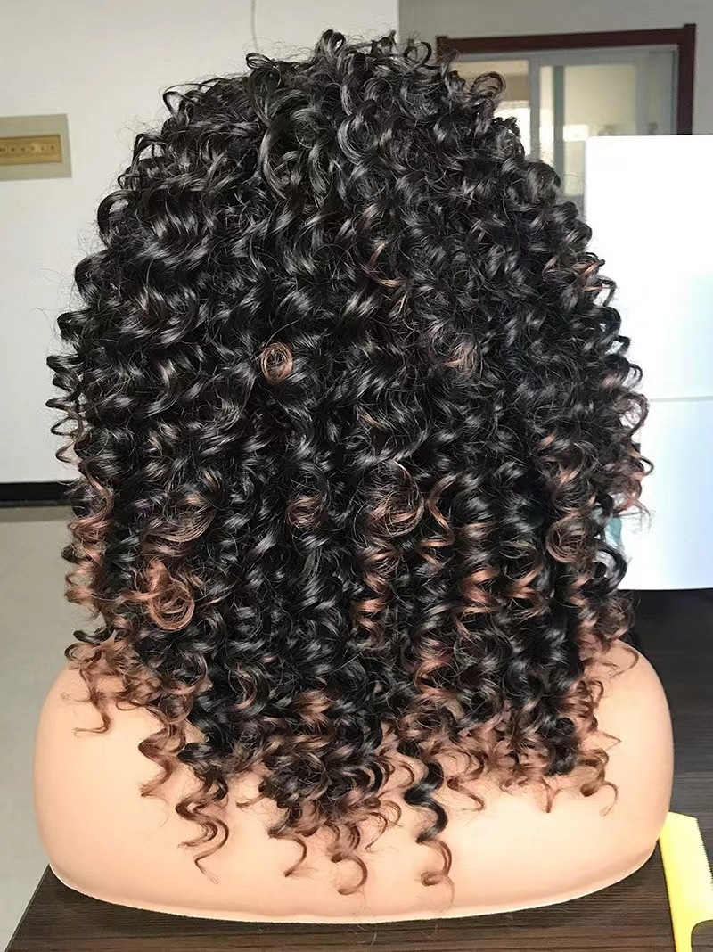 kdeth Machines manufacture African hair wigs Curly hair synthetic wigs for black women wholesale