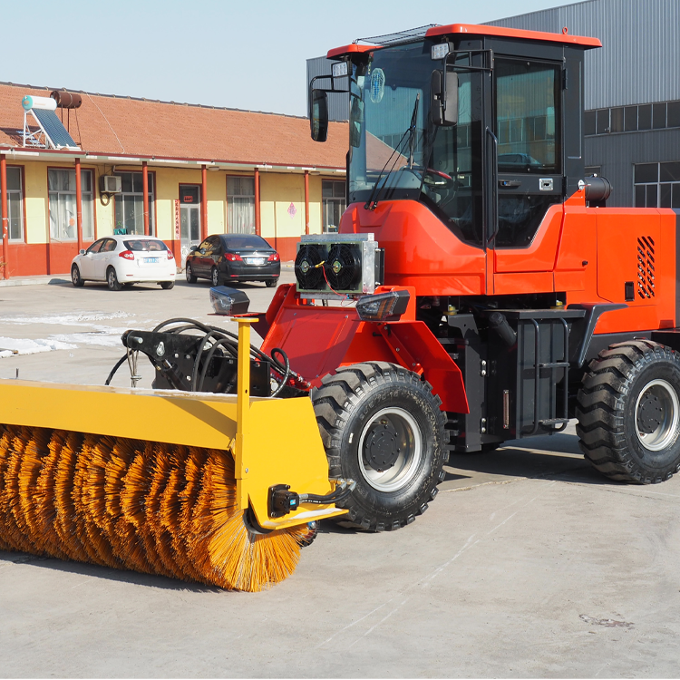 Factory Direct Sales Snowplow tractor cleaning truck Double Engine Snow Blower