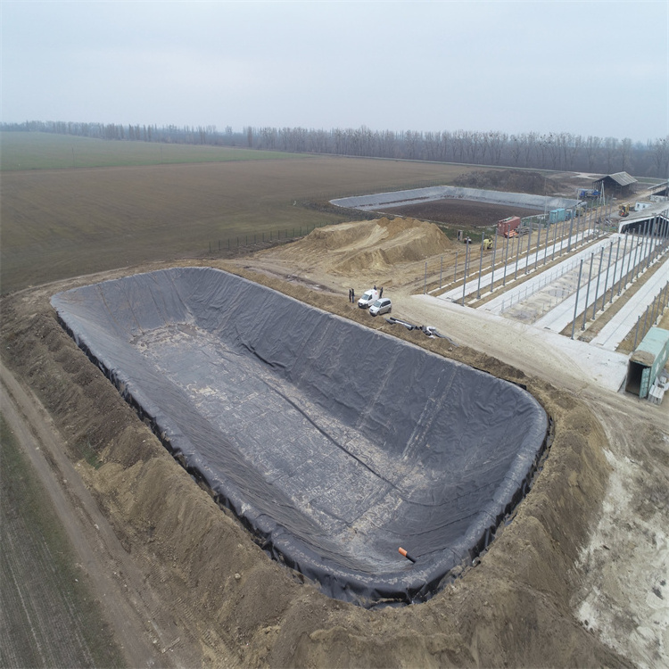 Agricultural Pond Liner 1mm Waterproof HDPE Landfill Geomembrane Liner 0 75mm 1 5mm Pond Liner