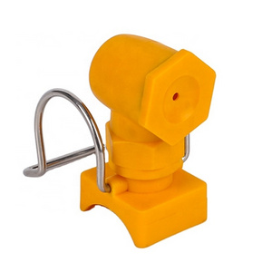 Plastic  orange 1" pipe cooling single clamp hollow cone spray nozzle