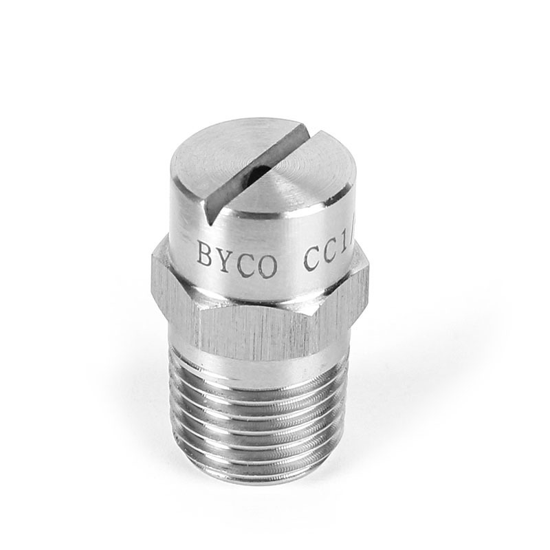 BYCO MEG1/4 316SS Stainless Steel Car Washing High Pressure Water Vee jet Flat Fan Spray Nozzle