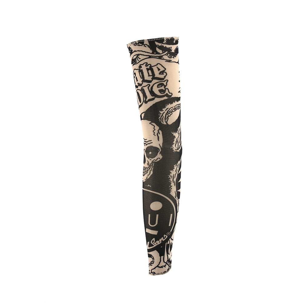 Arm sleeve tattoo designs have low MOQ digital printing skull sleeve tattoo golf accept OEM