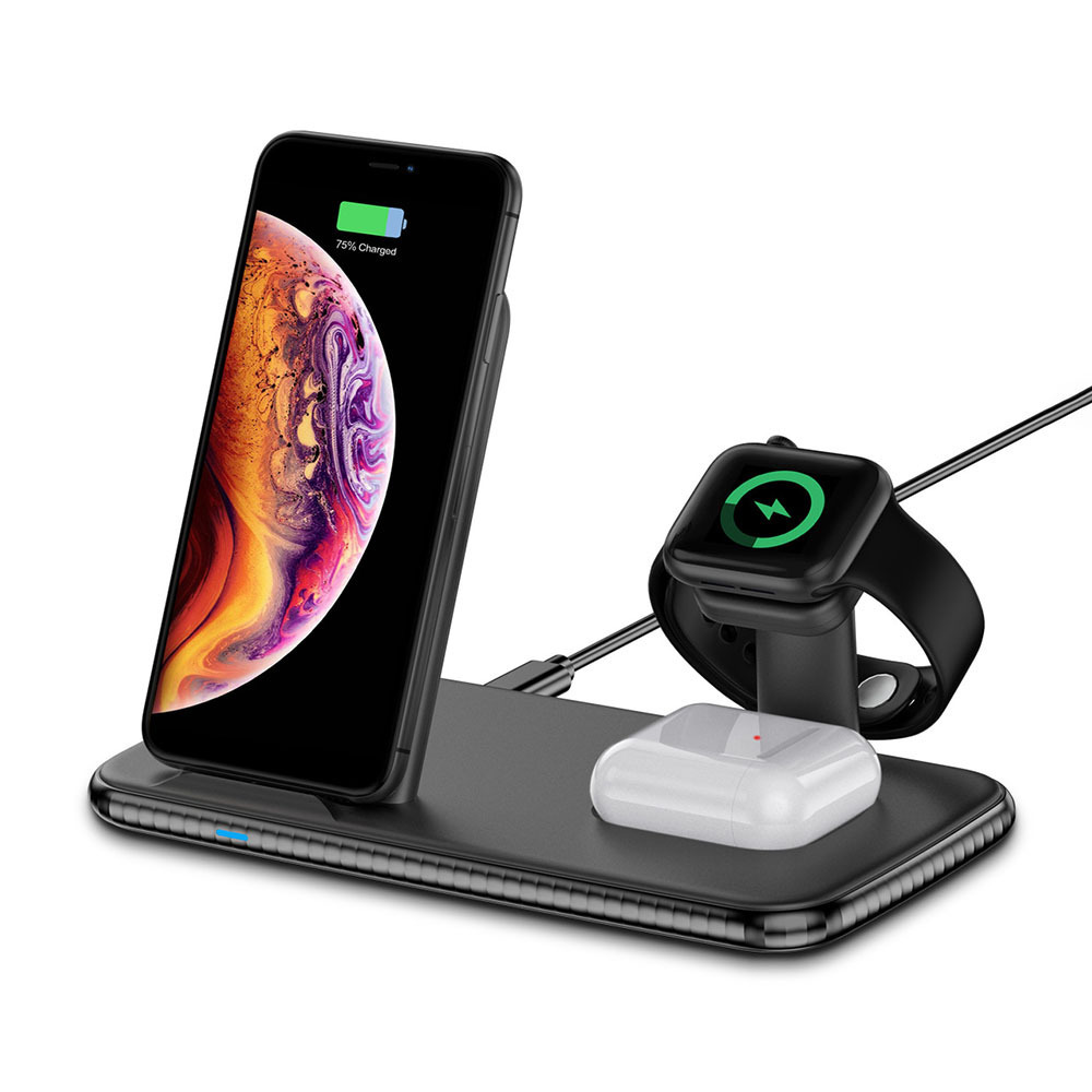 For Apple Watch Magnetic Wireless Charger For Samsung Phone Wireless Charger For iPhone For Airpods Wireless Fast Charging Stand