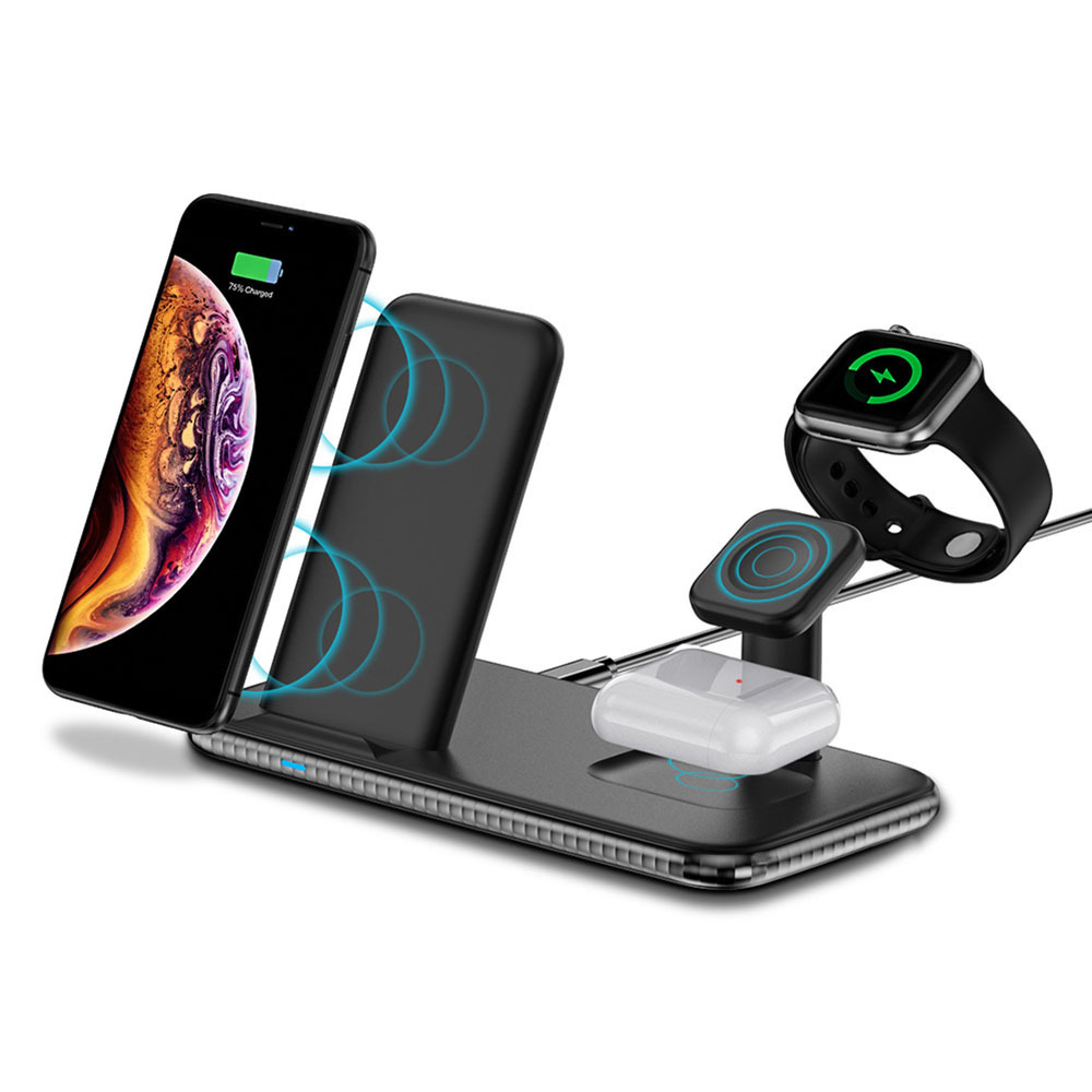 For Apple Watch Magnetic Wireless Charger For Samsung Phone Wireless Charger For iPhone For Airpods Wireless Fast Charging Stand