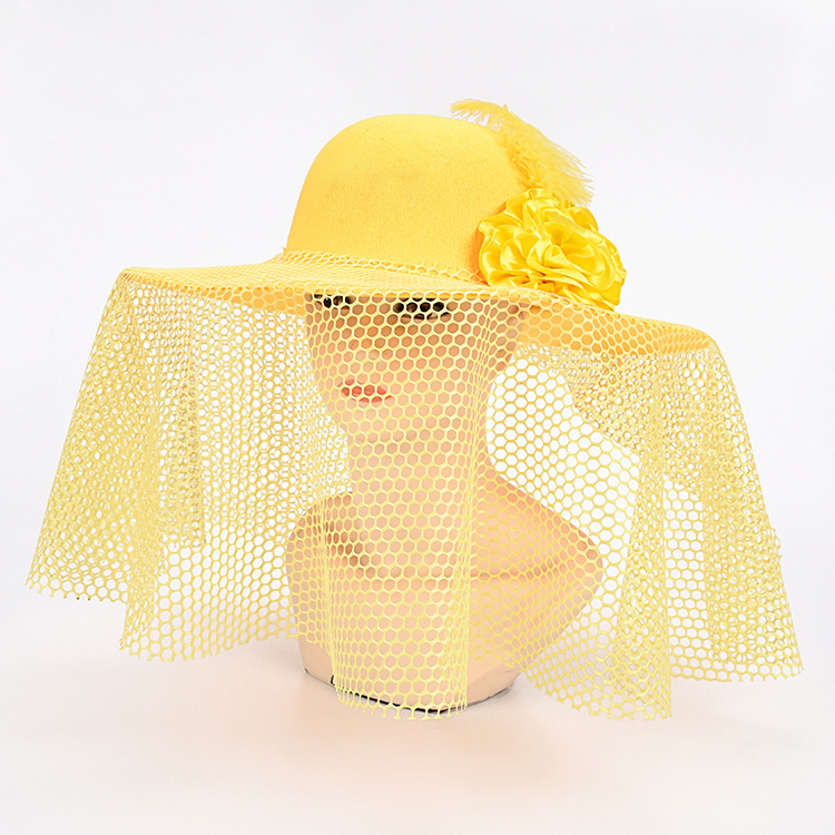 New Fashion Wholesale Church Hats Elegant Ladies Wedding Hats Women Church Hats