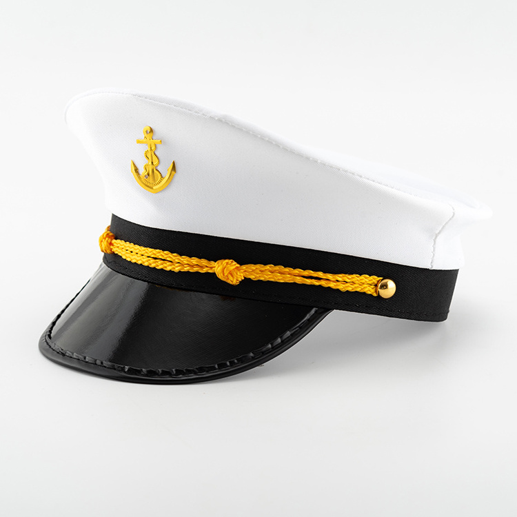 Wholesale High Quality Party Dress Up Navy Costume Accessories Captain Sailor Hat For Sea Hat