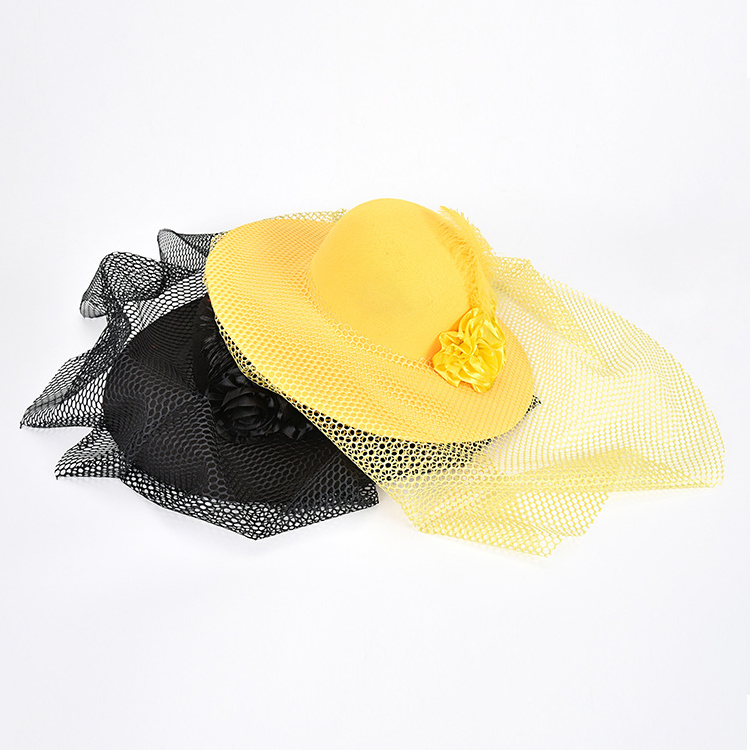 New Fashion Wholesale Church Hats Elegant Ladies Wedding Hats Women Church Hats