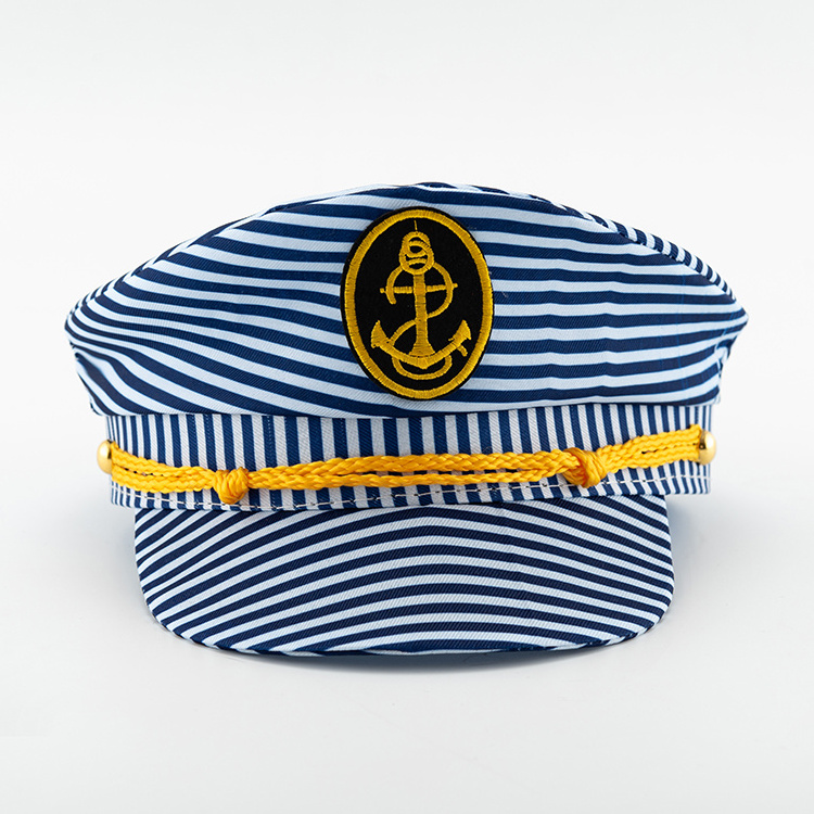 White Navy Marine Yacht Boat Ship Hat Sailor Navy Captain Hats