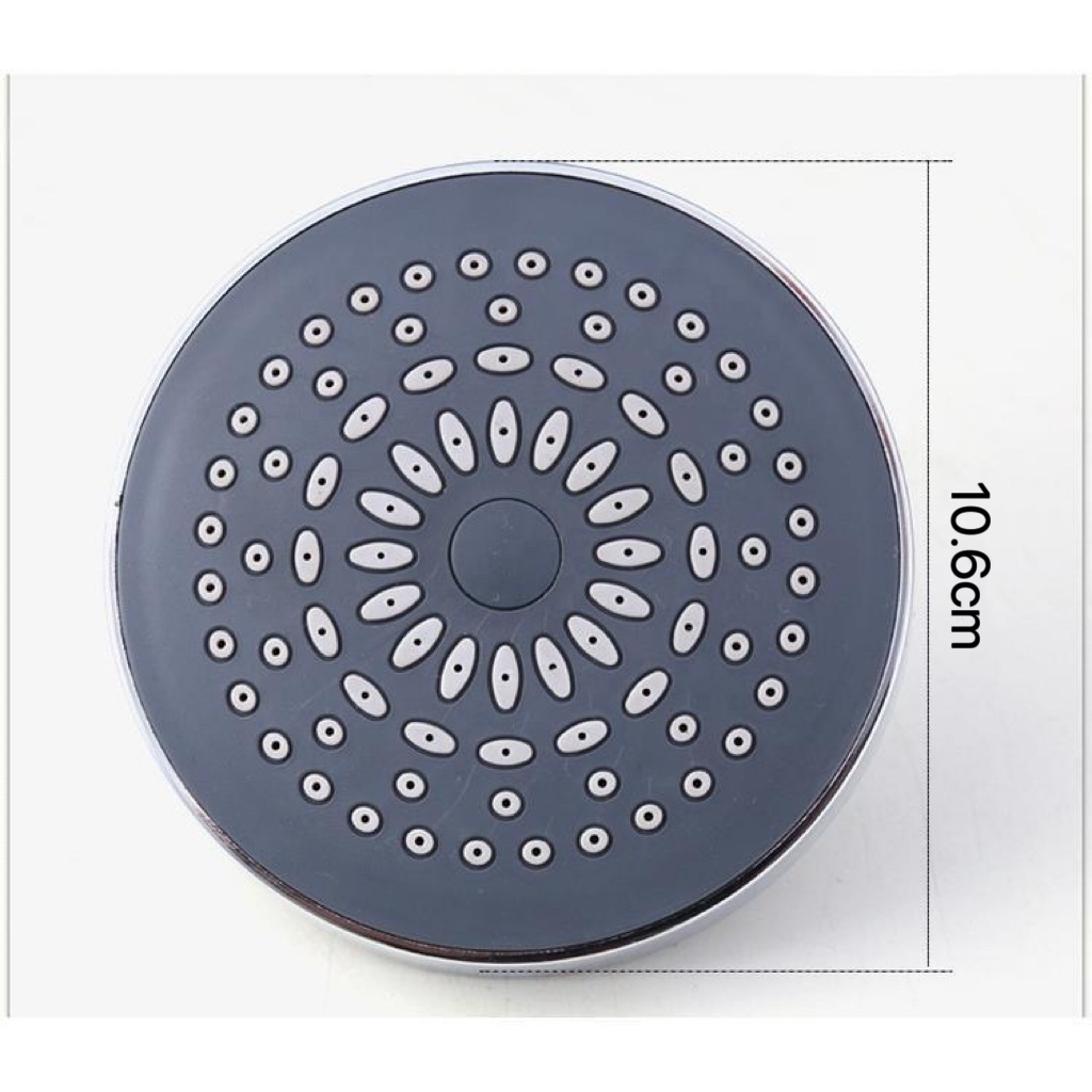 Water Saving Round Rain Shower Head 4 Inch High Pressure ABS Plastic Top Shower Head