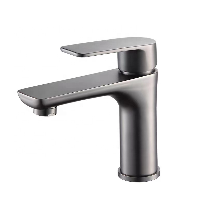 High Quality Stainless steel Waterfall Basin Faucet Hot and Cold Water Mixer Bathroom Wash Gun Gray Tap Faucet