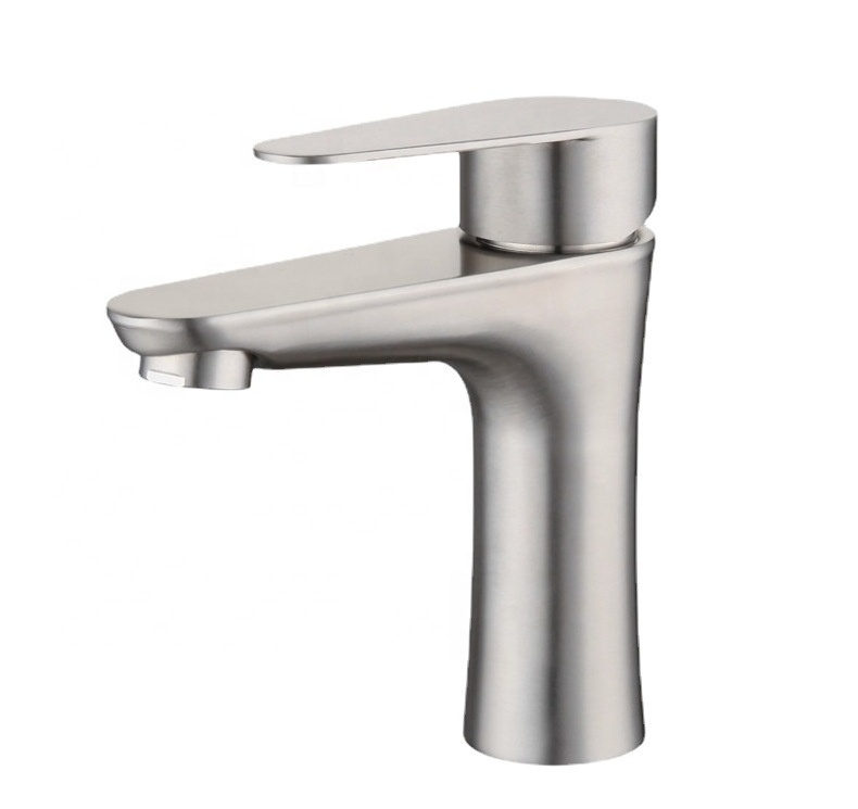 High Quality SUS304 Bathroom Basin Faucet Cold and Hot Water Mixer Waterfall Deck Mounted Faucet Tap