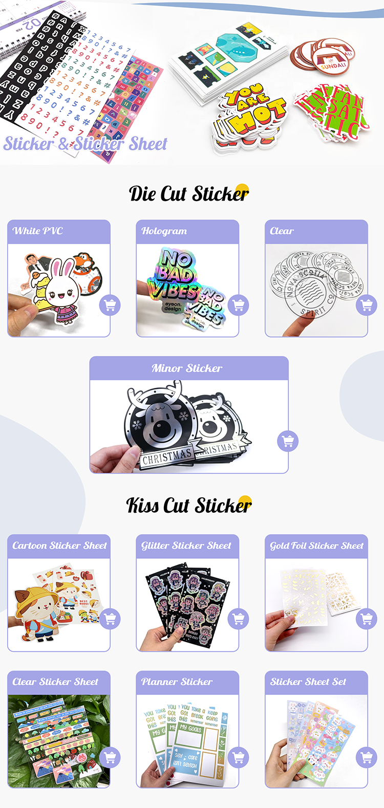 Custom Die Cut Stickers Individual Logo Stickers Print Vinyl Personal ...
