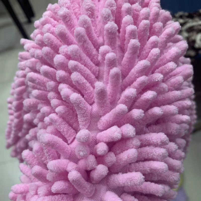 hot sales Chenille Cleaning Microfiber Chenille Fabric 100% Polyester Rug Chenille Shaggy Fabric Microfiber Mop Cloth