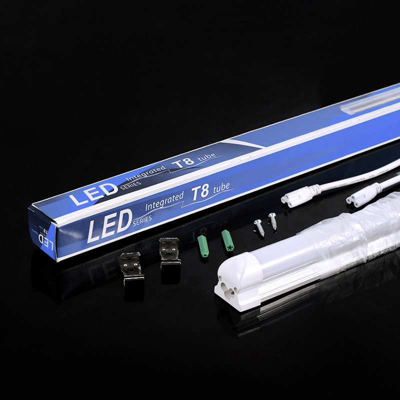 OEM cheap price T8 4ft 1200mm 8ft v-shaped integrated tube lamp shop office classroom led tube light