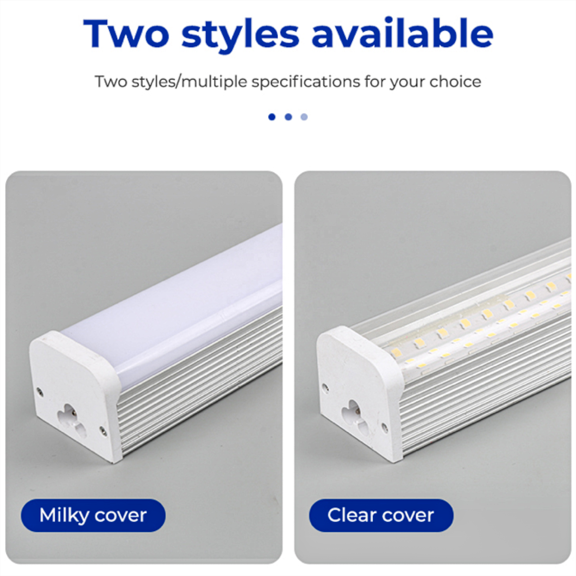 Low power consumption high brightness 20/pack 2/4/5ft Linkable Aluminum profiles led linear light