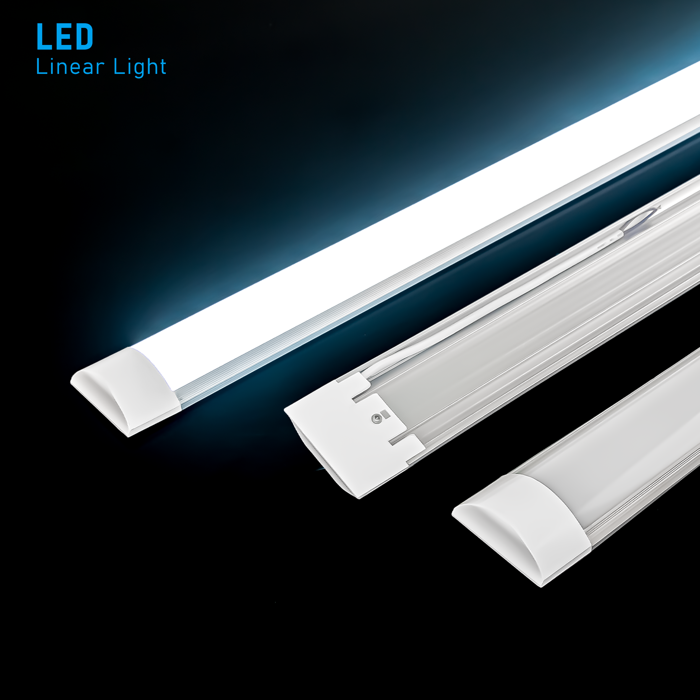 Wholesale Office 36w Ceiling1200mm 4ft 3600lm Led Linear Batten Light Fixture