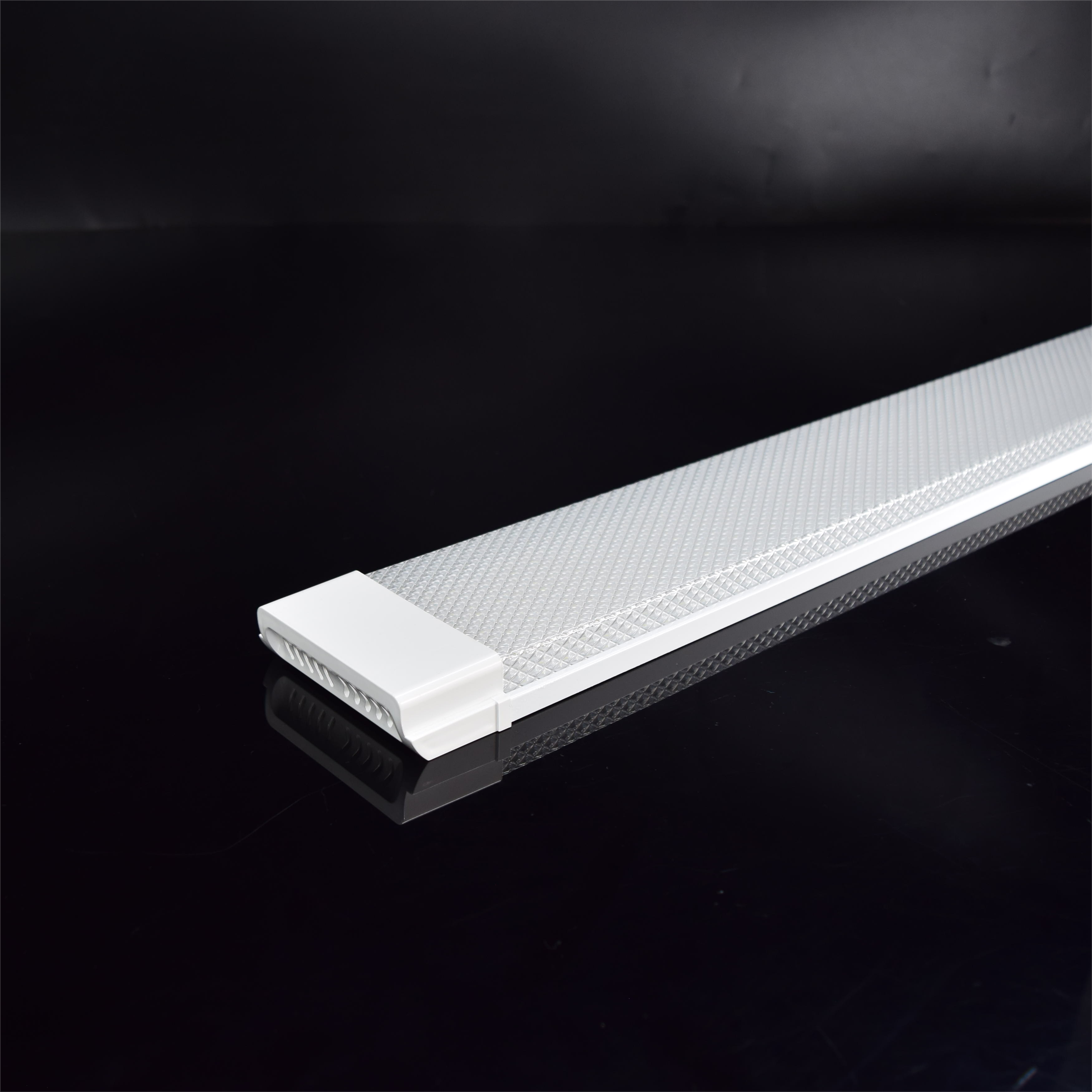 LED Batten Purification Light 50W 72W 100W Tube Fixture Ceiling Lamp for Office Living Room Bathroom Kitchen Garage Warehouse