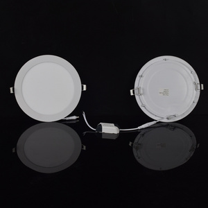 OEM Recessed surface Slim Panel LED 24w round  square Ceiling panel office line lights Downlight