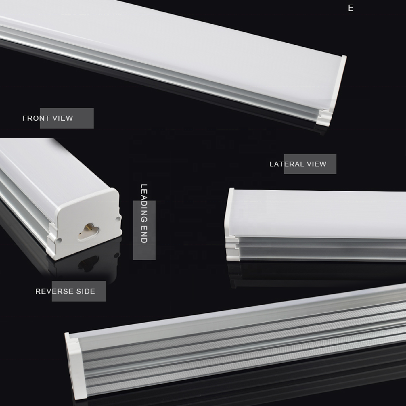 Hot sales  2ft 4ft 5ft shop light modern Linkable Aluminum profiles T15 Led Linear Batten Light