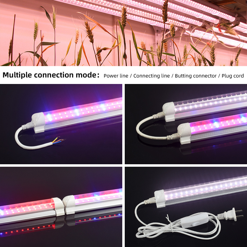 LED T8 tube light 4ft 1200mm 36W plant grow light full spectrum customized apply for kinds of plants