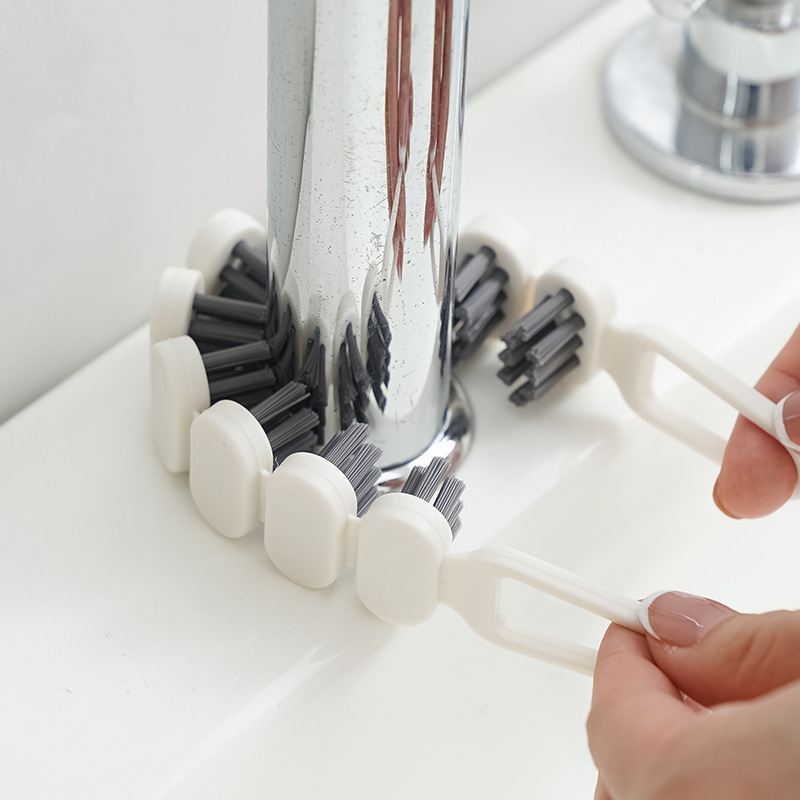 Flexible slot brush faucet bathroom kitchen brush multi-functional brush compact and convenient sanitary dead corner