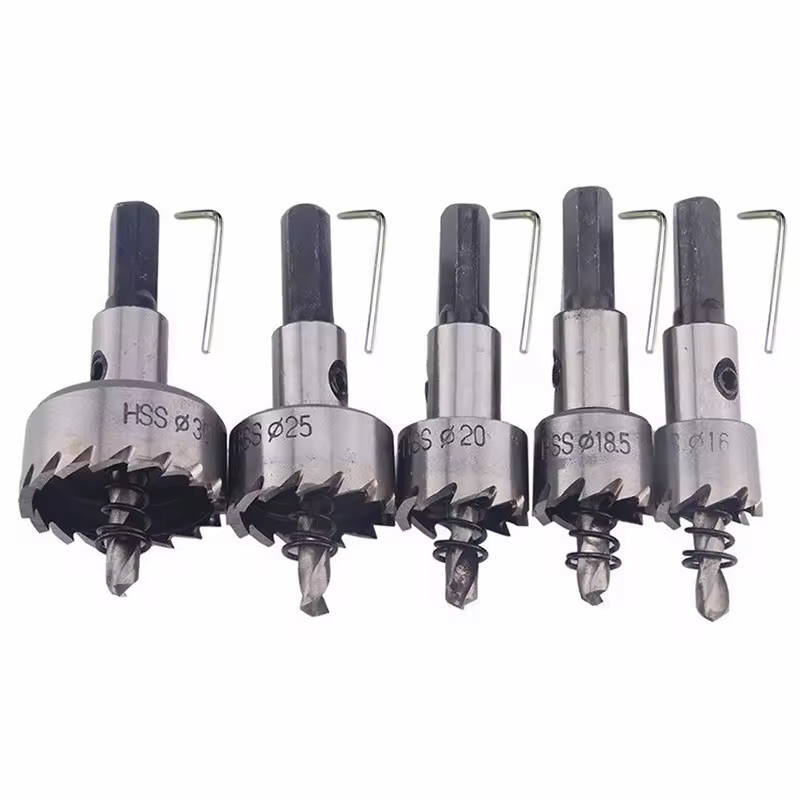 High Quality  High Speed Steel Hole Saw Cutter Drill Bit For Stainless Steel Metal Alloy Drill