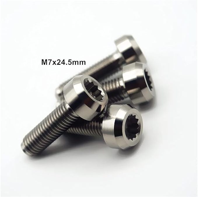 Hot Sale Titanium Bolts  M7 x 24.5   M7 x 32  BBS  Forged Screws with factory price