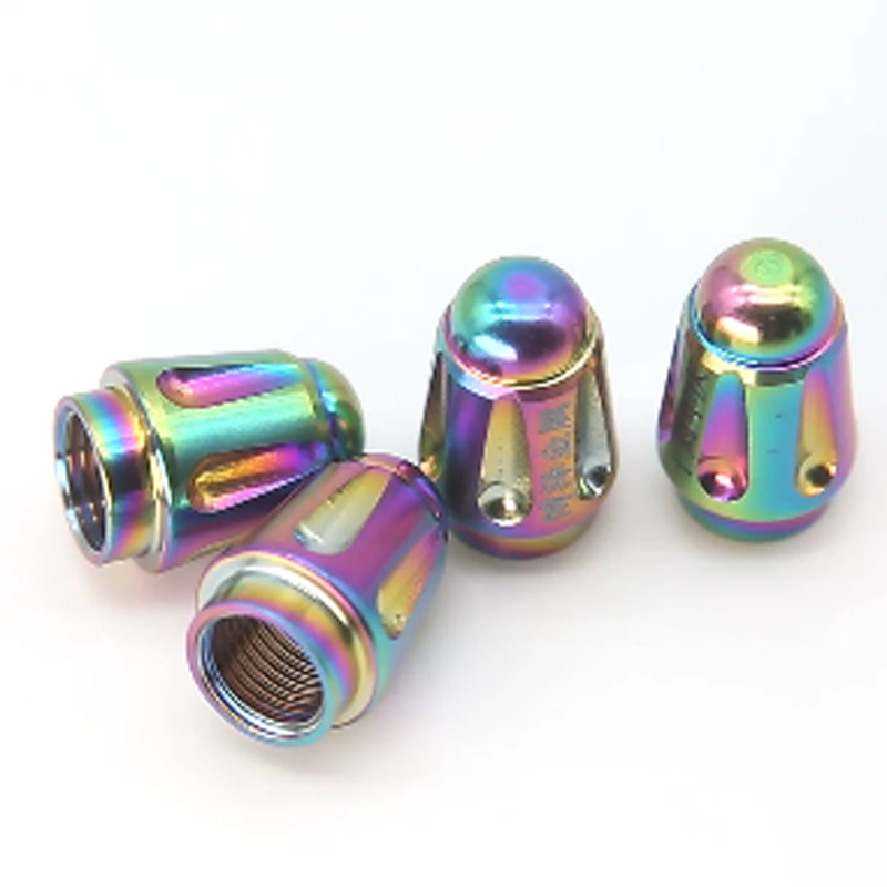 GR5 Titanium Valve Cap Wheel Rims Stem Tire Core Cover for Automobile