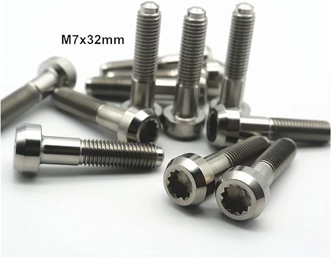 Hot Sale Titanium Bolts  M7 x 24.5   M7 x 32  BBS  Forged Screws with factory price