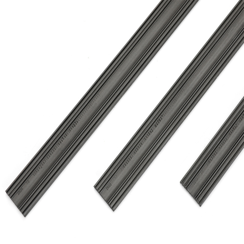 car metal 6mm frame rubber wiper refill 12