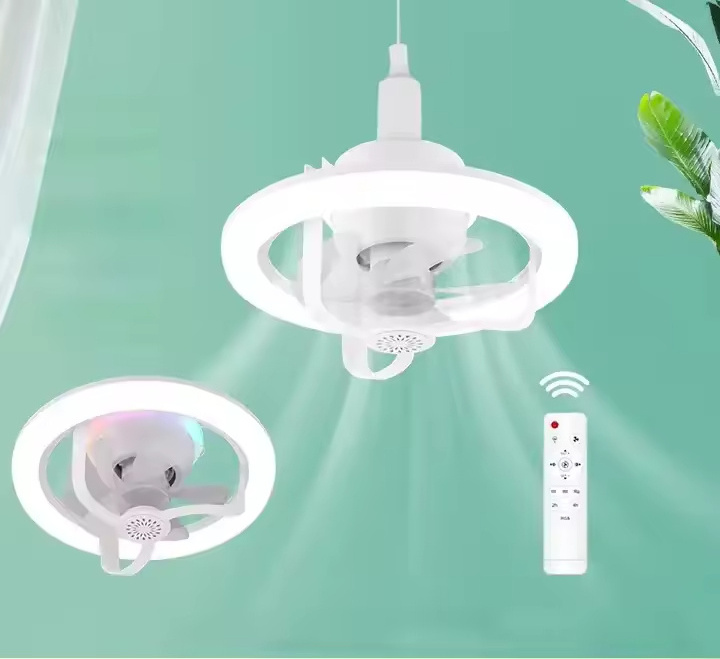 New Product Decorative Modern Ceiling Fan With Light 52w Smart Intelligent Indoor Living Room Led Ceiling Fan Light