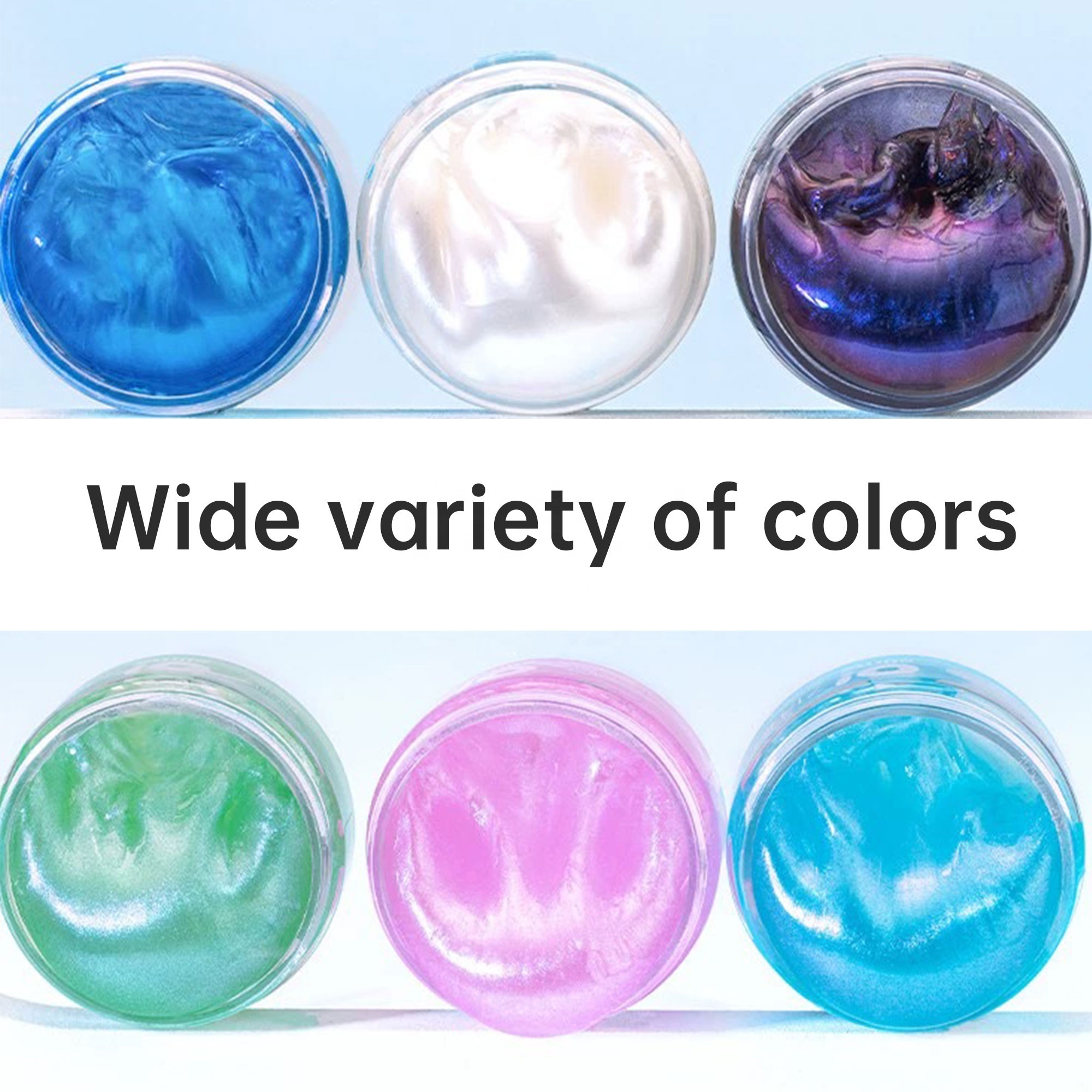 Slime Suppliers Hot Crystal Clear Slime  Transparent Crystal Mud Non-Stick Fluffy Slime