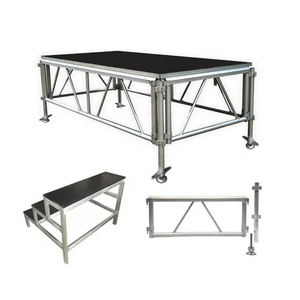 4*4ft, 4*8ft truss portable stage and aluminum stage platform for sale