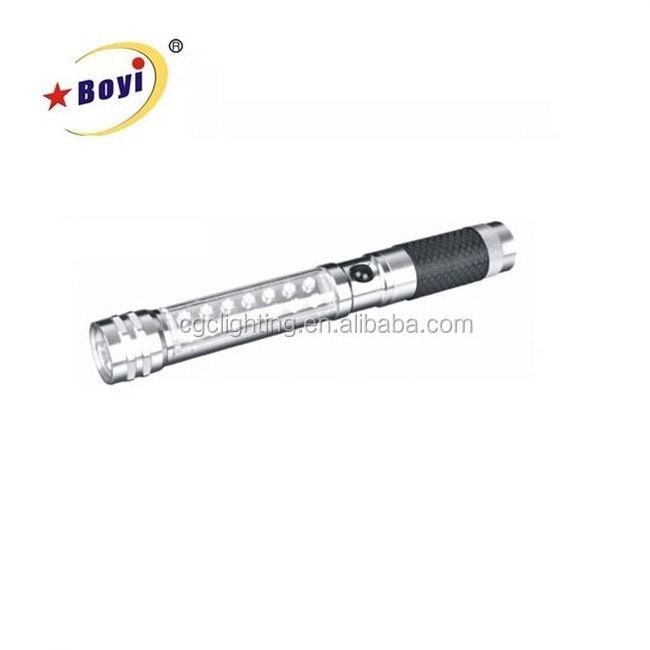 Boyi new 9 volt battery led flashlight, with battery holder