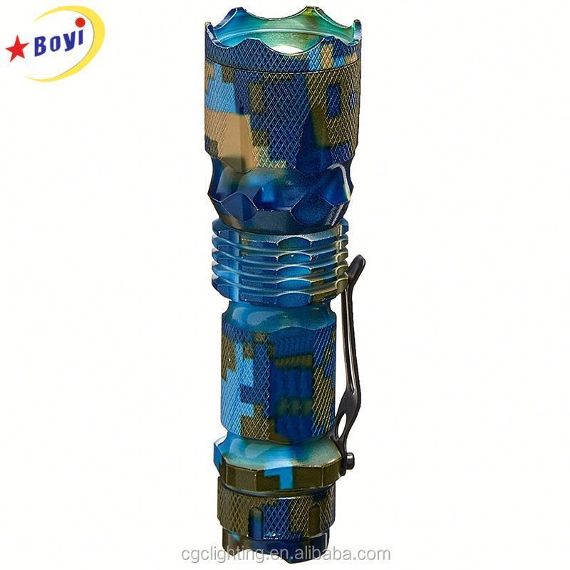 The Original Peacock Blue Ultra Bright High Lumen Output LED Mini Tactical Flashlight