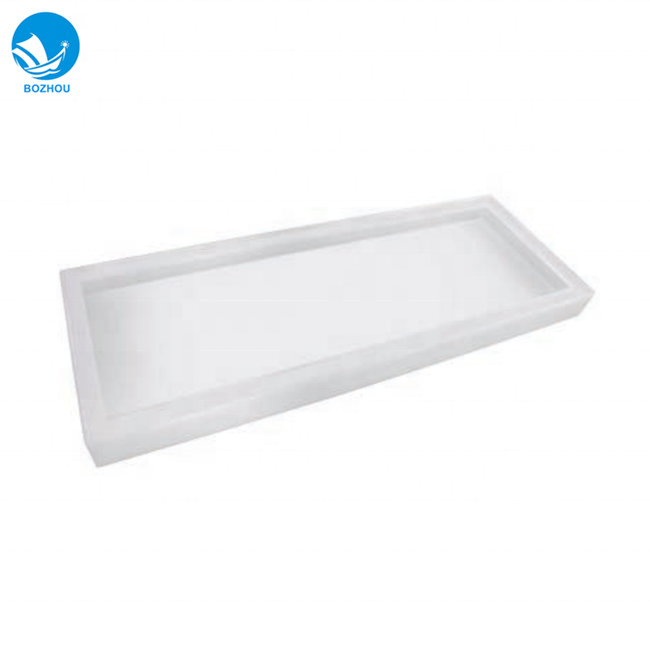 680x260x50 MM Rectangle light diffuser PC lampshade for marine 20W fluorescent ceiling light