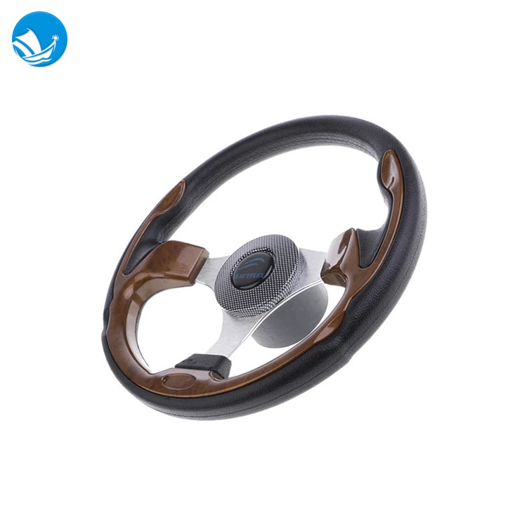 BZFX-A11X Marine Steering Wheel PU for Ship Yacht