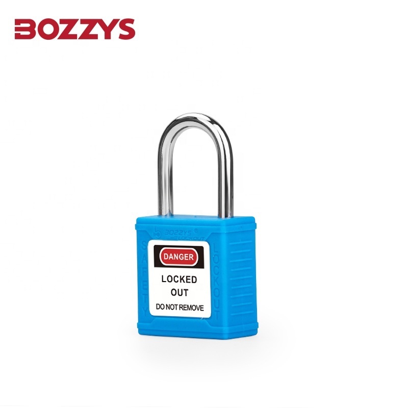 High Quality Blue 25MM Steel Safety Lockout Padlocks with  Master Keyed for Industrial Lockout-tagout and Equipment Overhaul