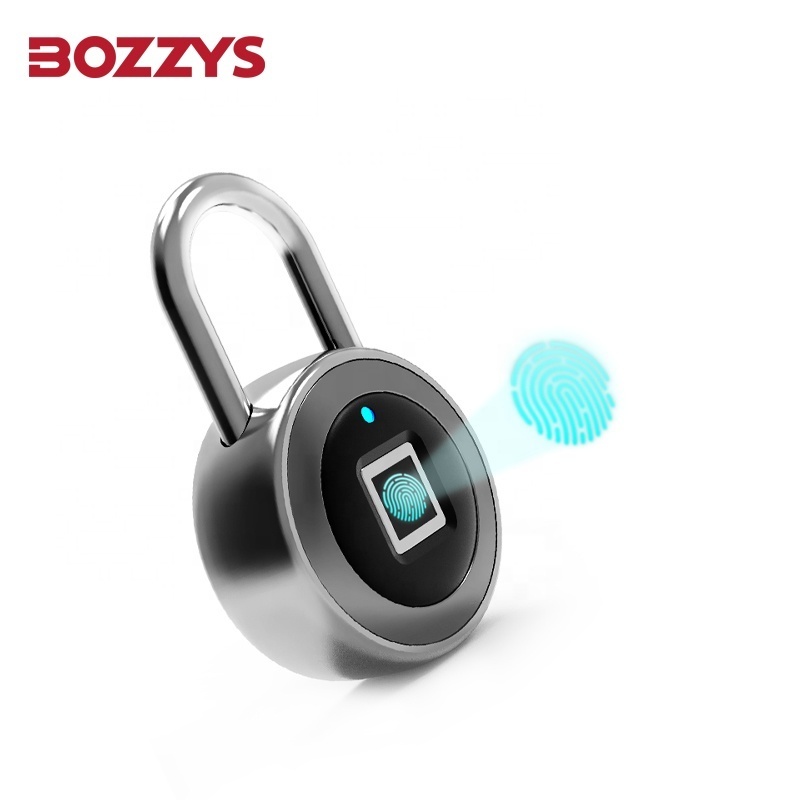 BOZZYS Fingerprint Lock Keyless Waterproof Anti-Theft Smart Lock Fingerprint Padlock