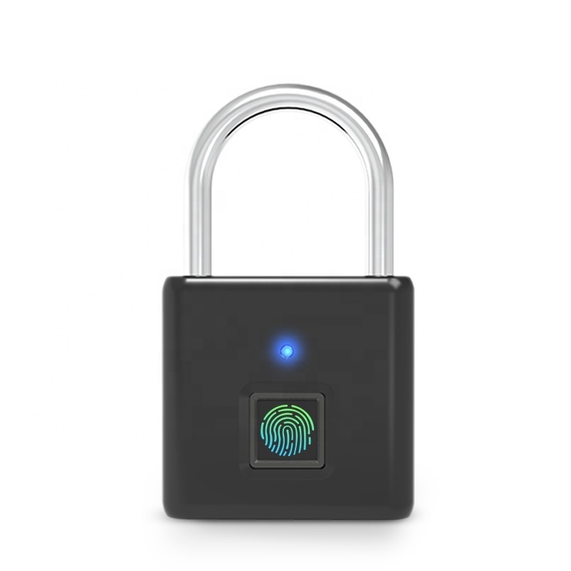 Smart fingerprint outdoor biometric intelligent hotel digital smart lock electronic luggage padlocks fingerprint smart padlock