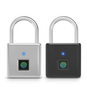 Smart fingerprint outdoor biometric intelligent hotel digital smart lock electronic luggage padlocks fingerprint smart padlock