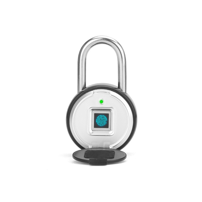 New mini waterproof safety fingerprint padlock premium biometric smart life smart fingerprint padlock with cover