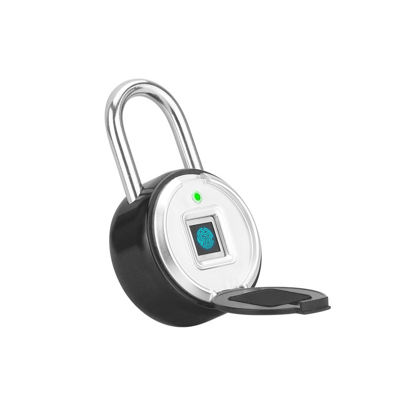 New mini waterproof safety fingerprint padlock premium biometric smart life smart fingerprint padlock with cover