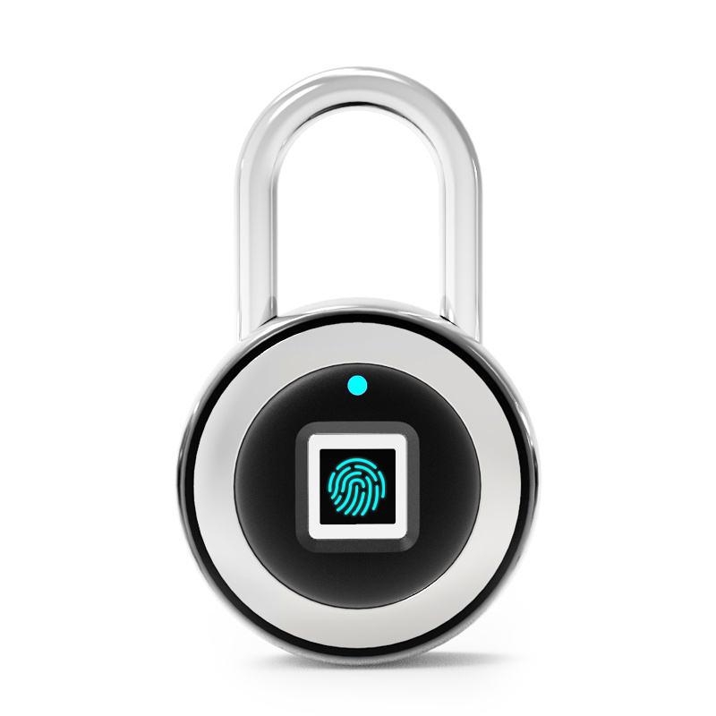 smart waterproof sensor padlock with fingerprint reader keyless combination security lock