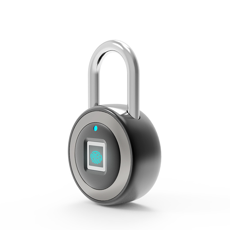 smart waterproof sensor padlock with fingerprint reader keyless combination security lock