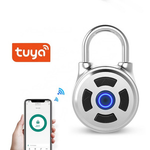 Tuya Small Portable Keyless Smart Padlock Tuya APP Smart Lock for Locker, Backpack, Luggage