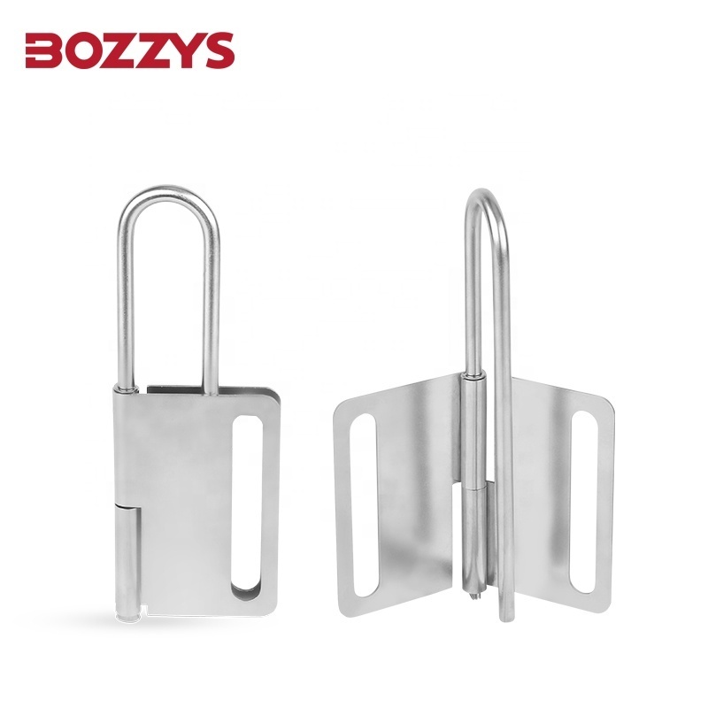 BOZZYS Stainless Steel Heavy Duty Lockout Hasps with 70.5MM Jaw Diameter to Secure a Single Lockout Device