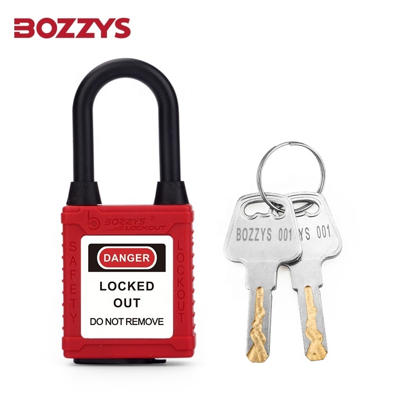 Keyed Alike and Master Keyed Nylon Dust-Proof Safety Padlocks  for Lockout Insulated Against the Effects of Electricity