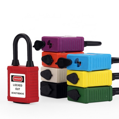 Keyed Alike and Master Keyed Nylon Dust-Proof Safety Padlocks  for Lockout Insulated Against the Effects of Electricity