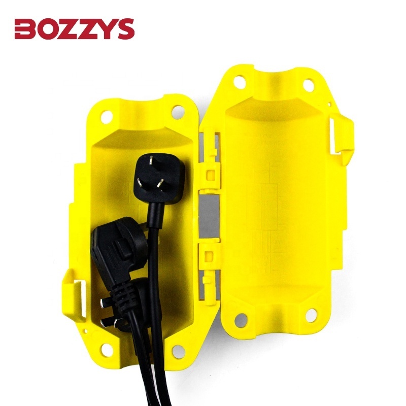 Round Yellow Industrial Waterproof Energy Isolation Equipment Electrical Plug Lockout Device for Industrial Safety Locks